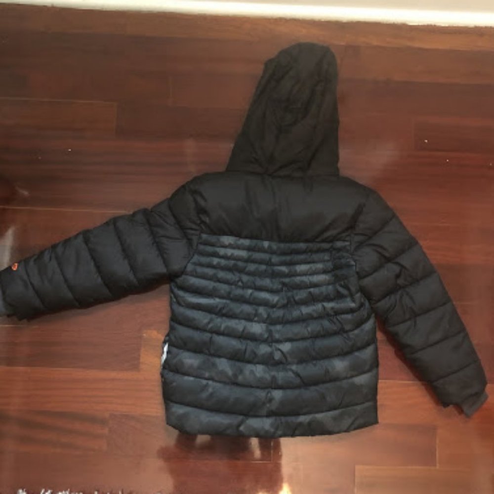 Boys Champion Ski Jacket; xs/4-5; black & orange - Picture 3 of 3